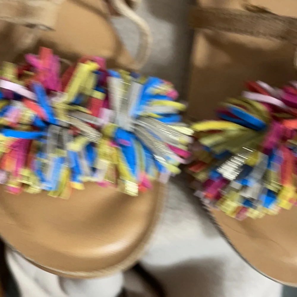 Steve Madden “Swizzle” ankle wrap sandals